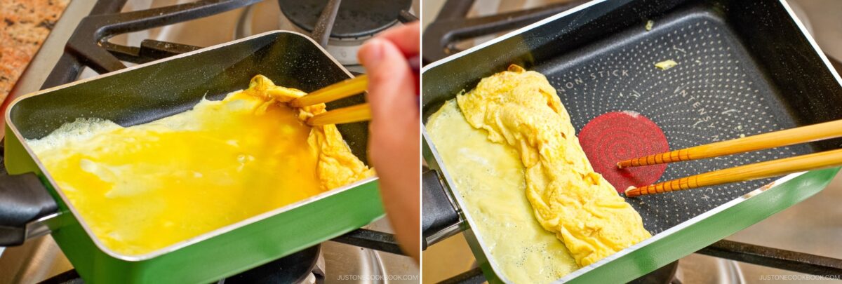 Dashimaki Tamago (Japanese Rolled Omelette / Tamagoyaki) • Just
